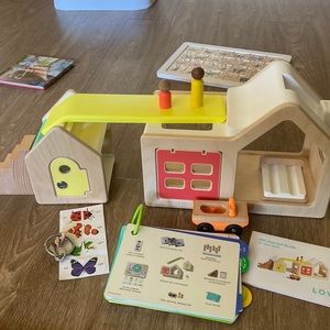 Lovevery Observer modular playhouse with accessories and speedster